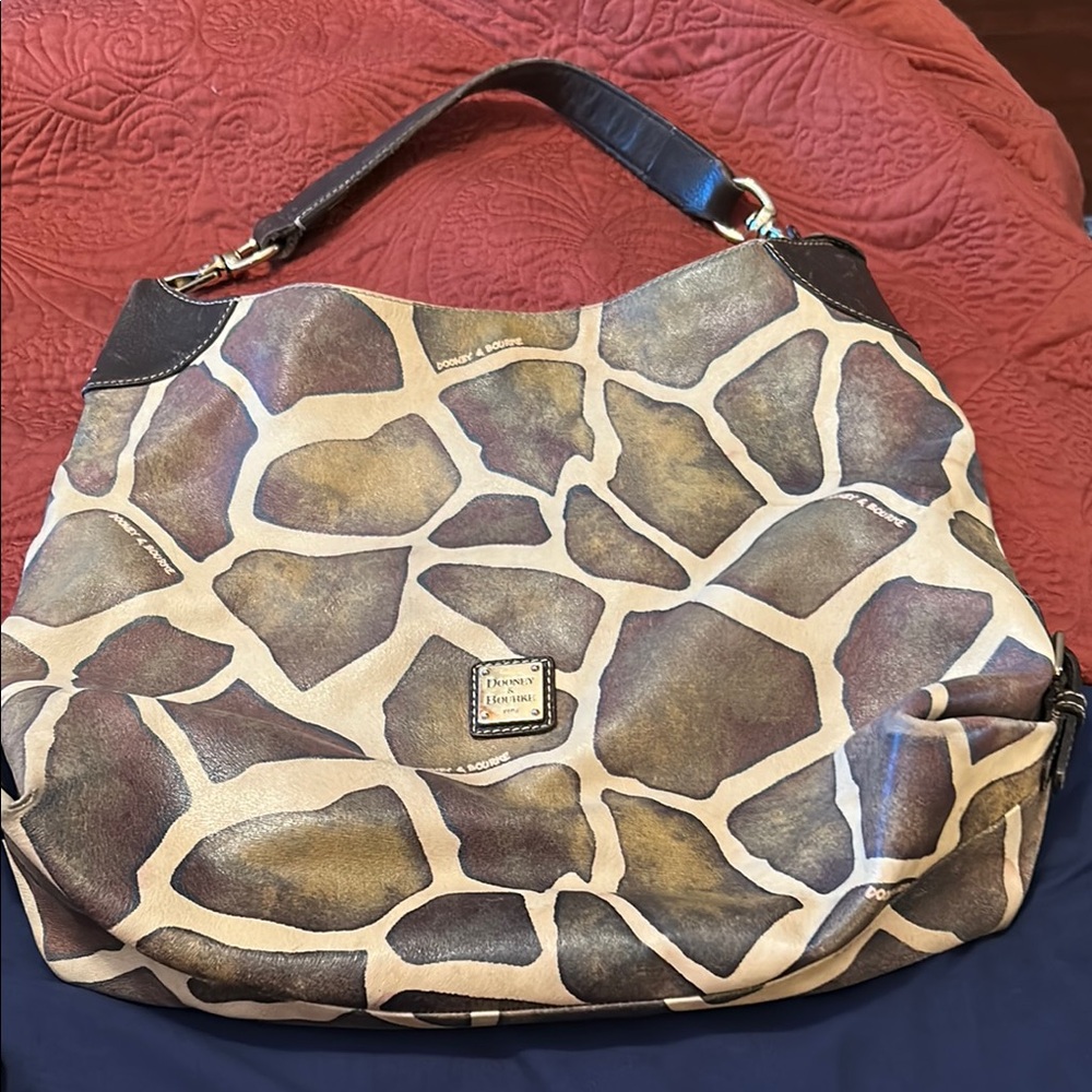 Dooney & Bourke Giraffe Print Shoulder Bag